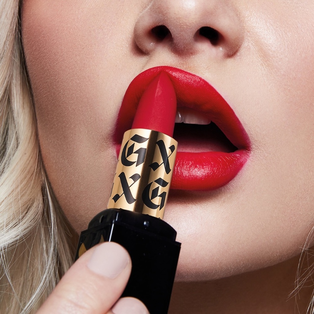 NWT GXVE BY GWEN STEFANI High-Performance Matte Lipstick 💄 in true red Mini - Picture 4 of 6